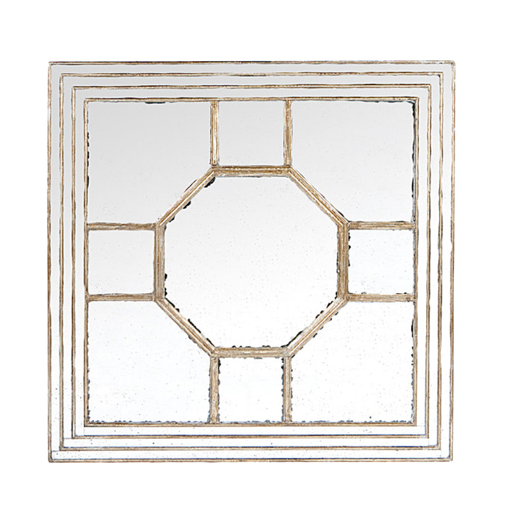 Espejo Mosaico decorativo con diseño geométrico
