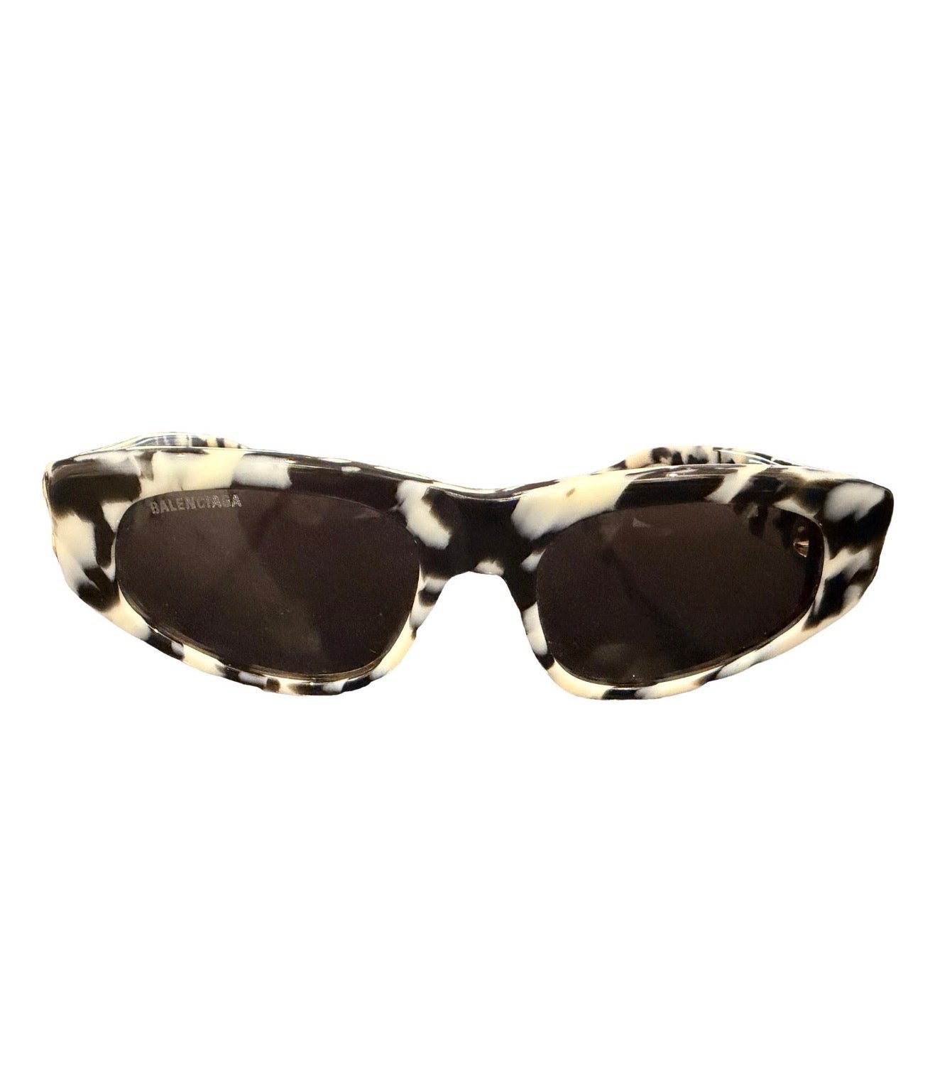 Gafas de sol Balenciaga — estampado blanco y negro