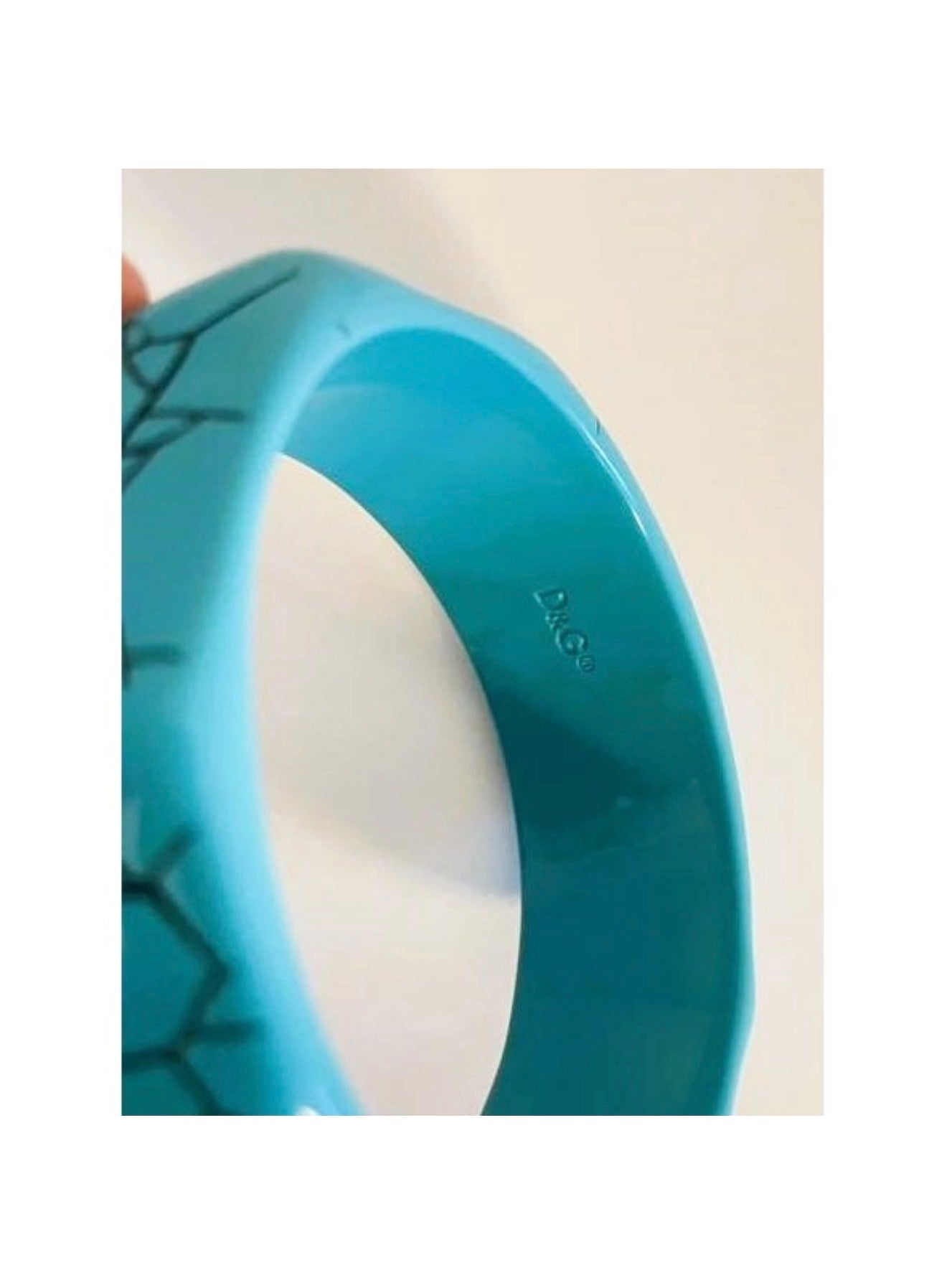 Pulsera DOLCE & GABBANA turquesa efecto mármol · vintage