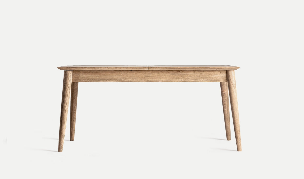Mesa de comedor escandinava de madera natural – Marlen Gallery