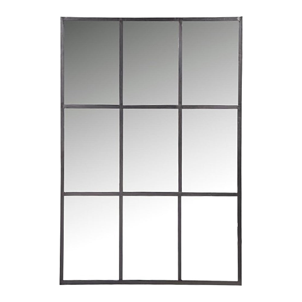 Espejo Loft metálico tipo ventana