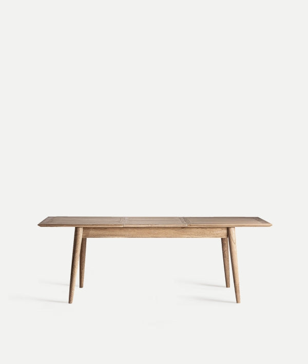 Mesa de comedor escandinava de madera natural – Marlen Gallery