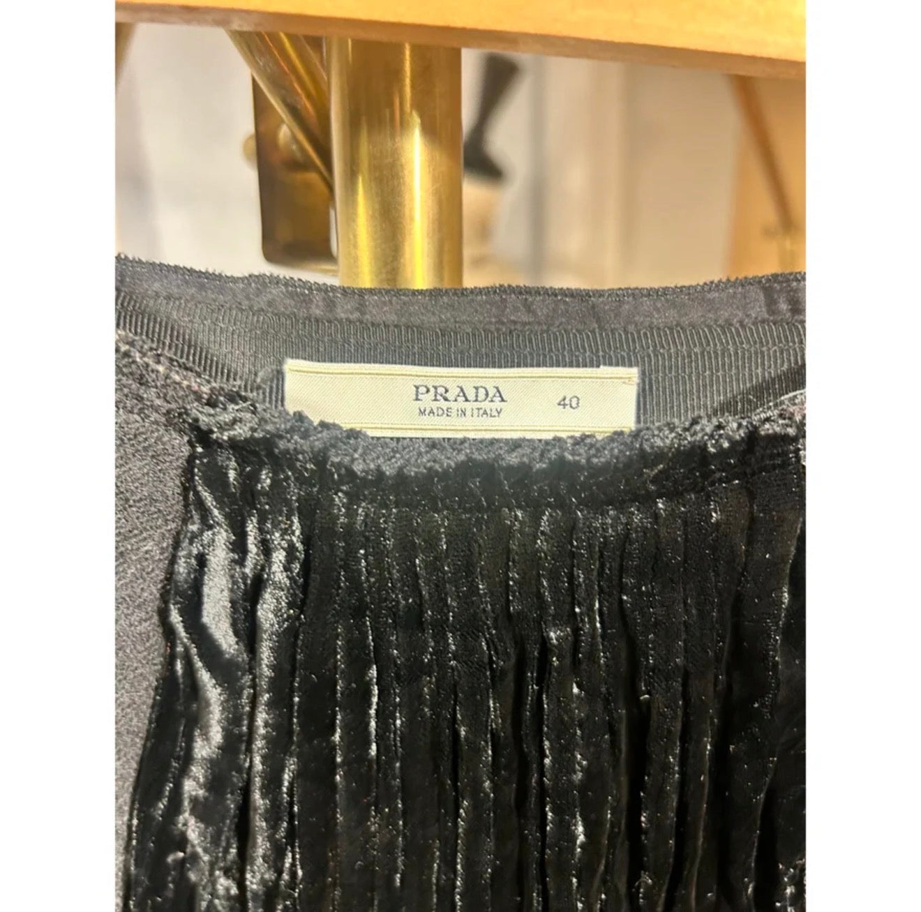 Falda PRADA negra · vintage